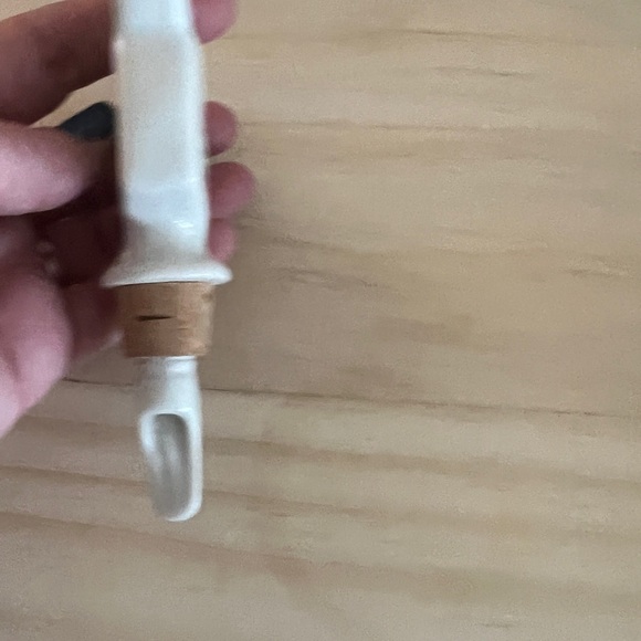 Vintage Ceramic Salignac Cofnac Optics Bottle Pourer made in UK Wade pottery - Picture 2 of 7